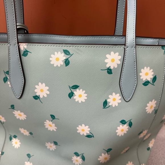 Kate Spade Blue Floral Tote Bag - Picture 3 of 3